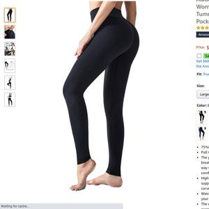 Aladdinshare Workout Leggings For Women - Size L